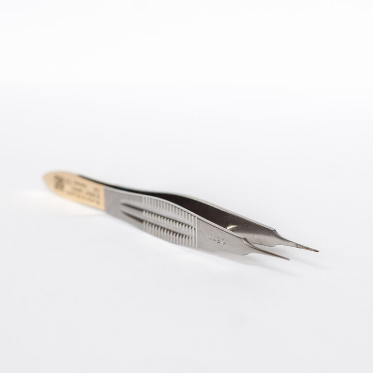 Пінцет Castroviejo Onyx 1×2 зубці, 0,5 мм, 10 см 