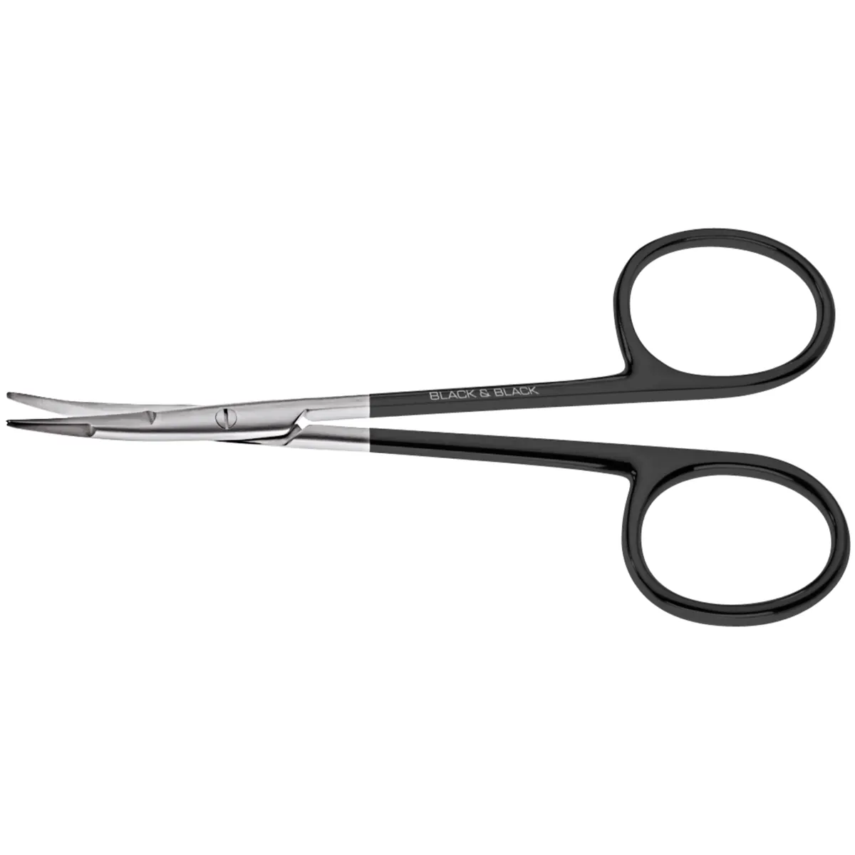 Kaye Serrated Supercut Surgical Scissors, Curved, 11.5 cm (4-1/2")